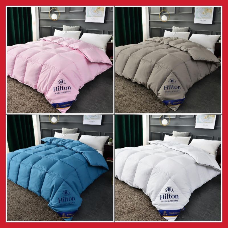 💥READY STOK🇲🇾💥Hilton Premium Hotel Quality Comforter / Quilt Queen King