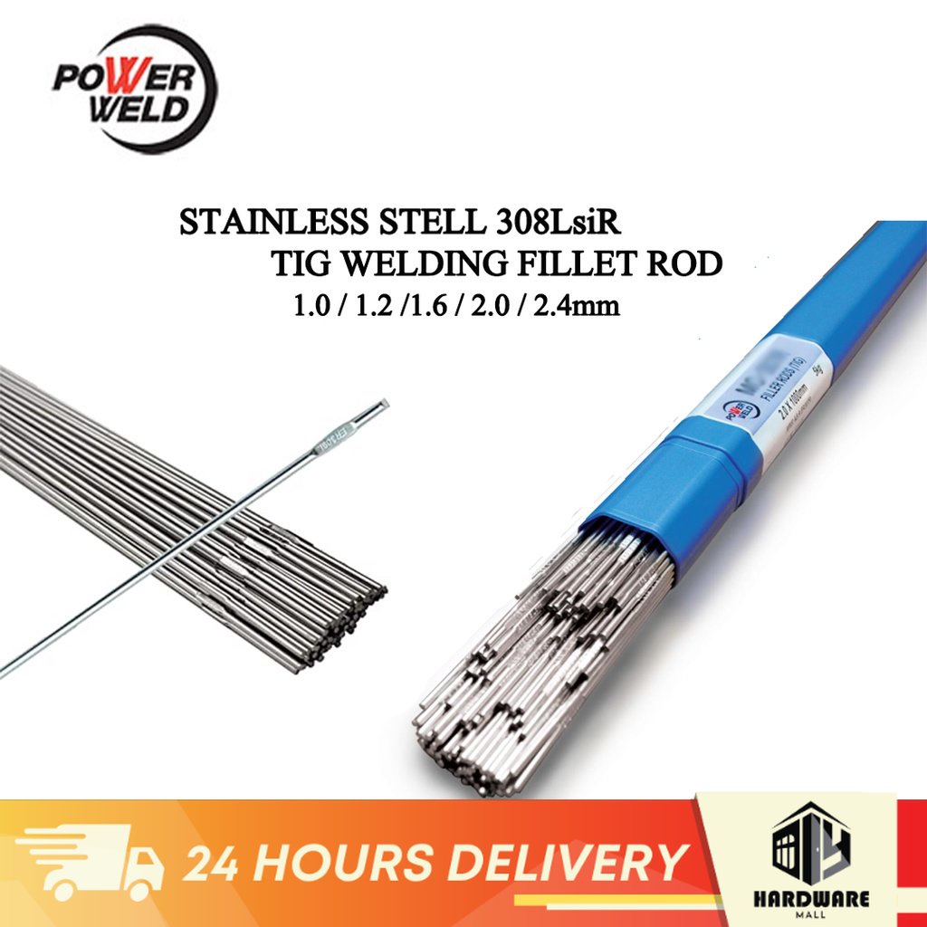 1KG POWER WELD MC308LSiR STAINLESS STEEL TIG WELDING FILLER ROD RODS
