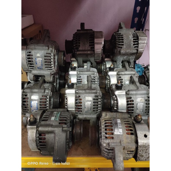 ALTERNATOR PASSO ALZA MYVI KELISA KENARI VIVA 3PIN ORIGINAL USED JAPAN
