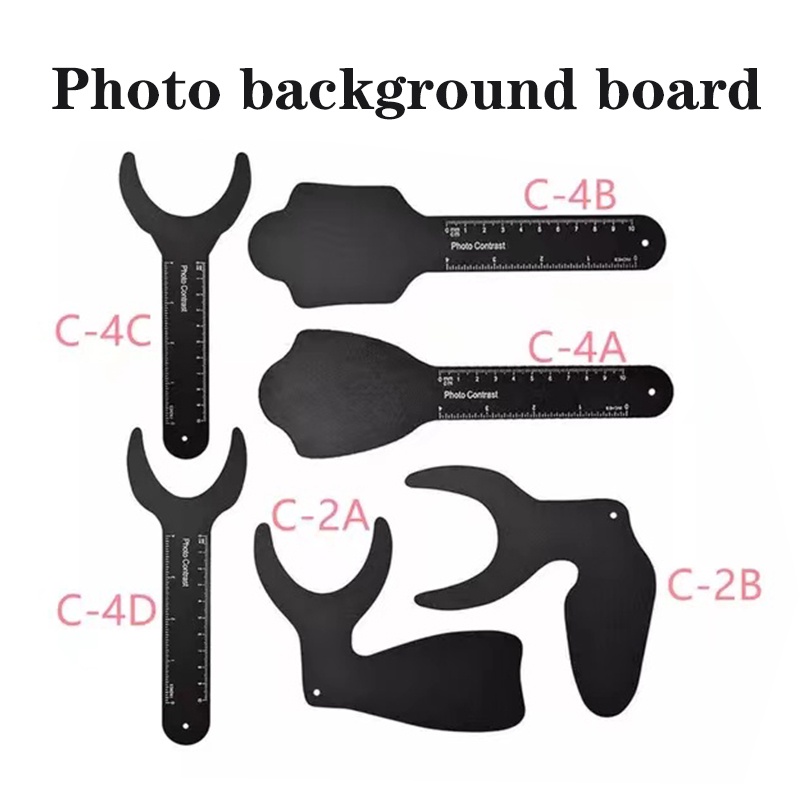 Dental Photo Contrast Board Photographic Image Black Background Palatal