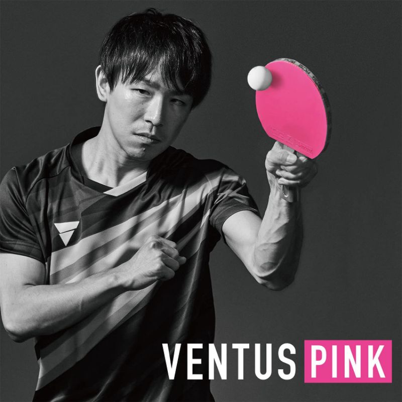 VICTAS VENTUS PINK Table Tennis Rubber Victas Ventus Getah Ping Pong