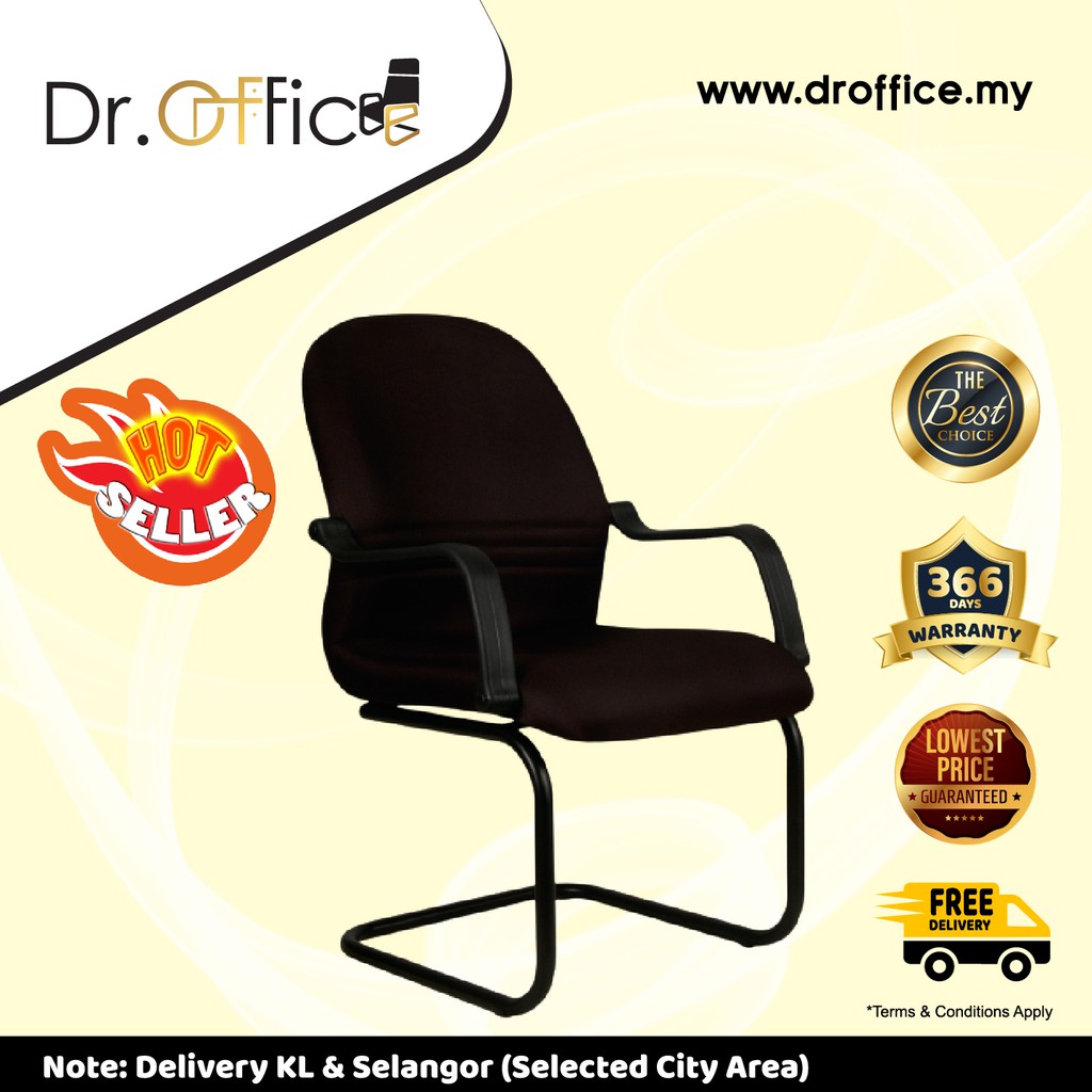 VISITOR CHAIR WITH ARMREST VE4 FABRIC CHAIR LOW COST OFFICE CHAIR