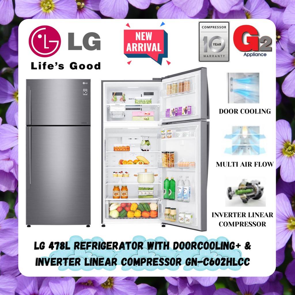 LG REFRIGERATOR 5 STAR (Gross 478L) with DoorCooling+