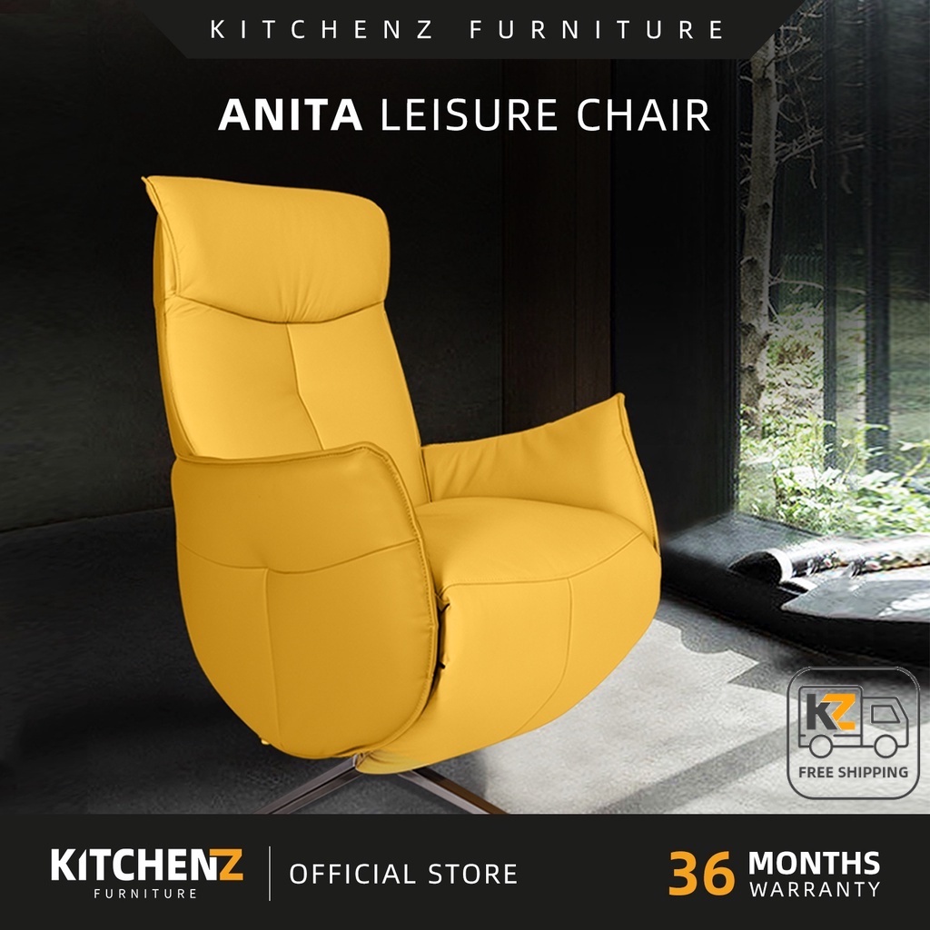 [FREE Shipping] KitchenZ Anita Recliner Sofa Recliner Chair Leisure