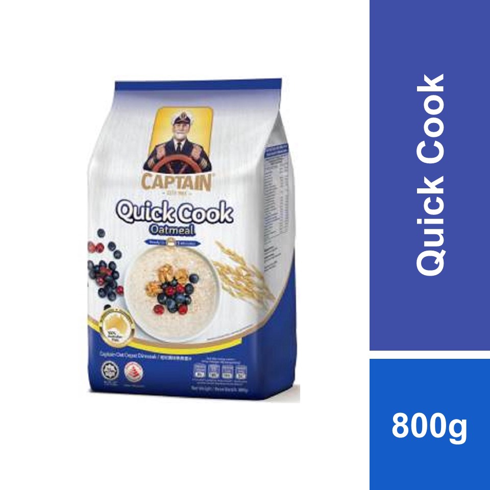Captain Oats Fp Quick Cook 800g Shopee Malaysia