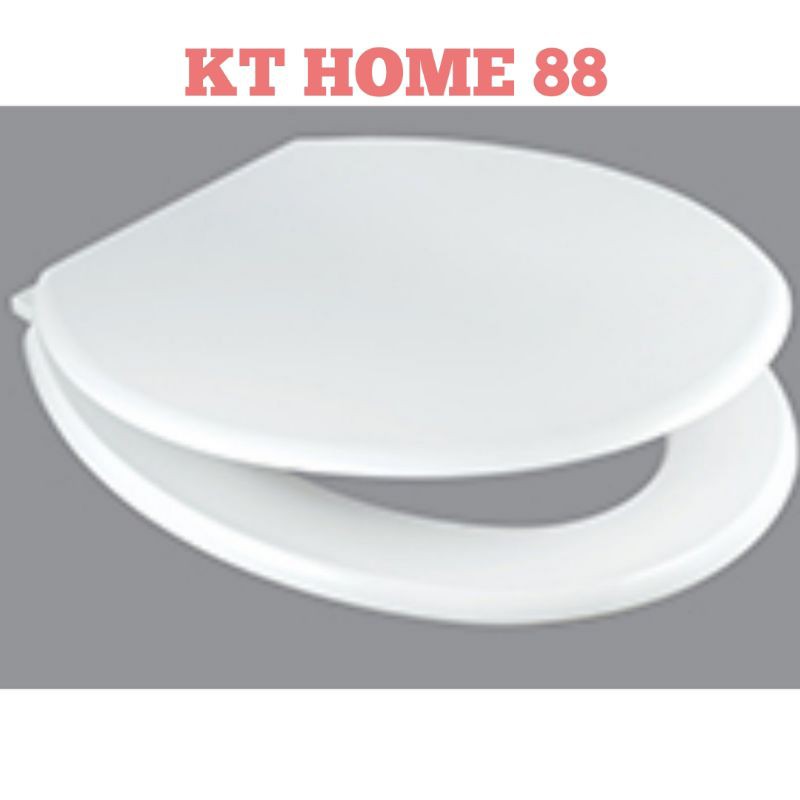 TECHPLAS Brand Plastic Toilet Bowl Seat Cover Light Duty WHT Plastik
