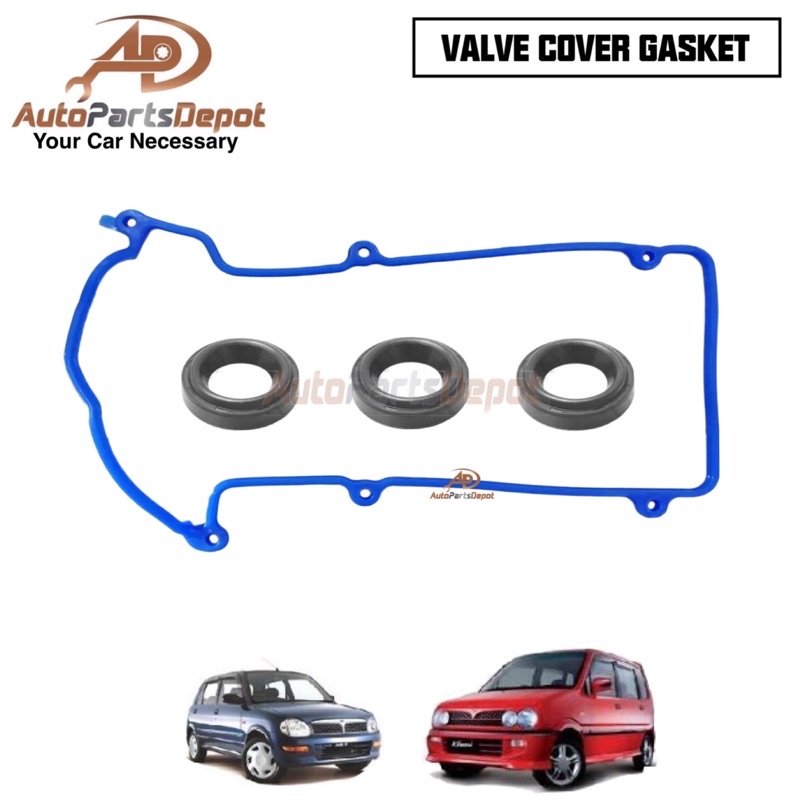 SILICONE VALVE COVER GASKET + PLUG SEAL PERODUA KENARI,KELISA Shopee