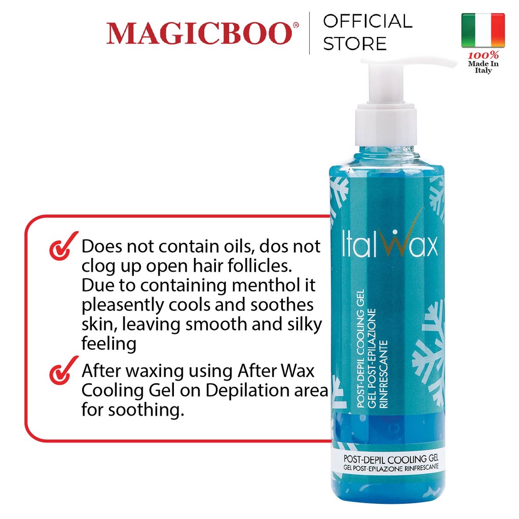 Magicboo Italwax After Wax Cooling Gel (250ml) Shopee Malaysia