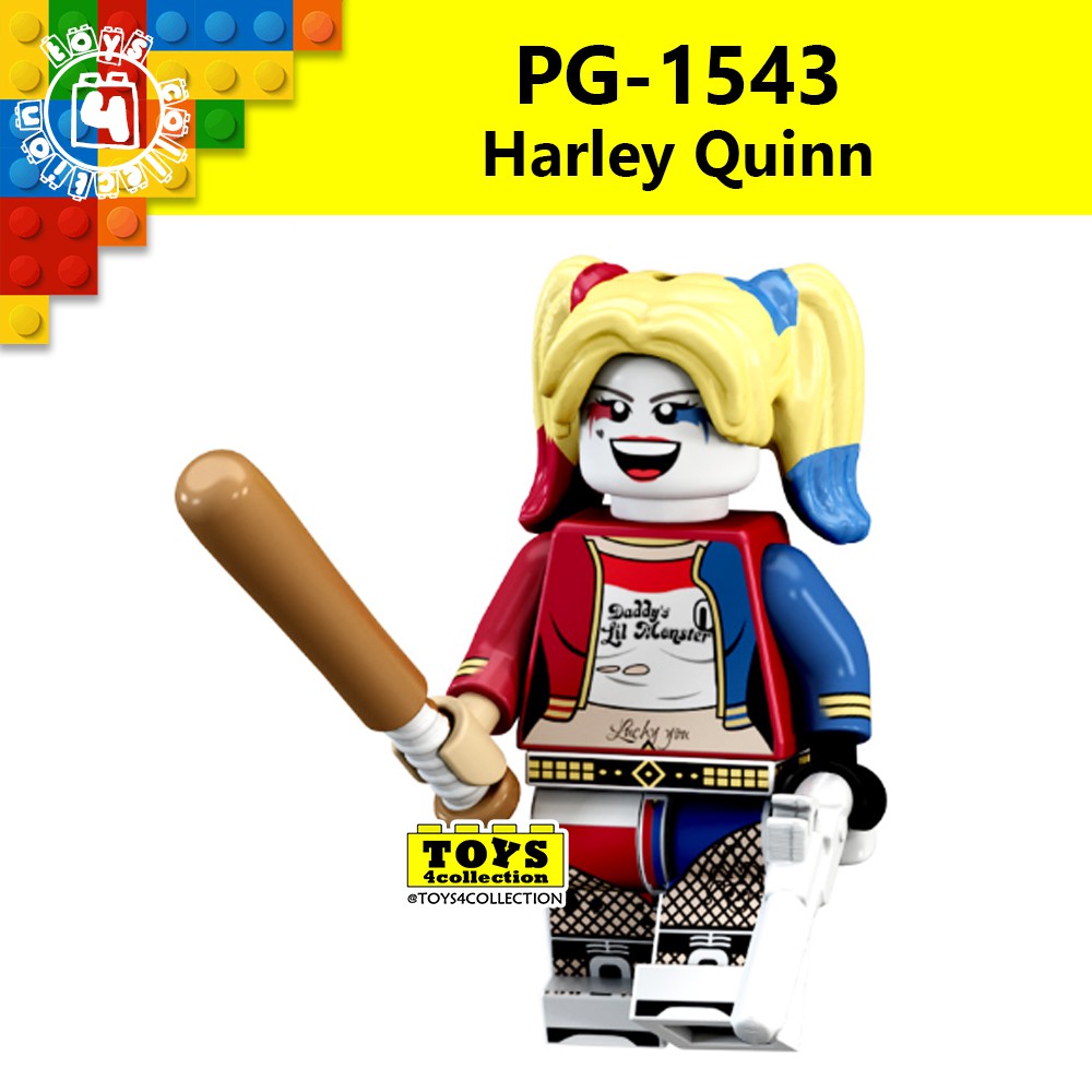 PG1543 Harley Quinn Suicide Squad Joker Girlfriend Minifigures Block