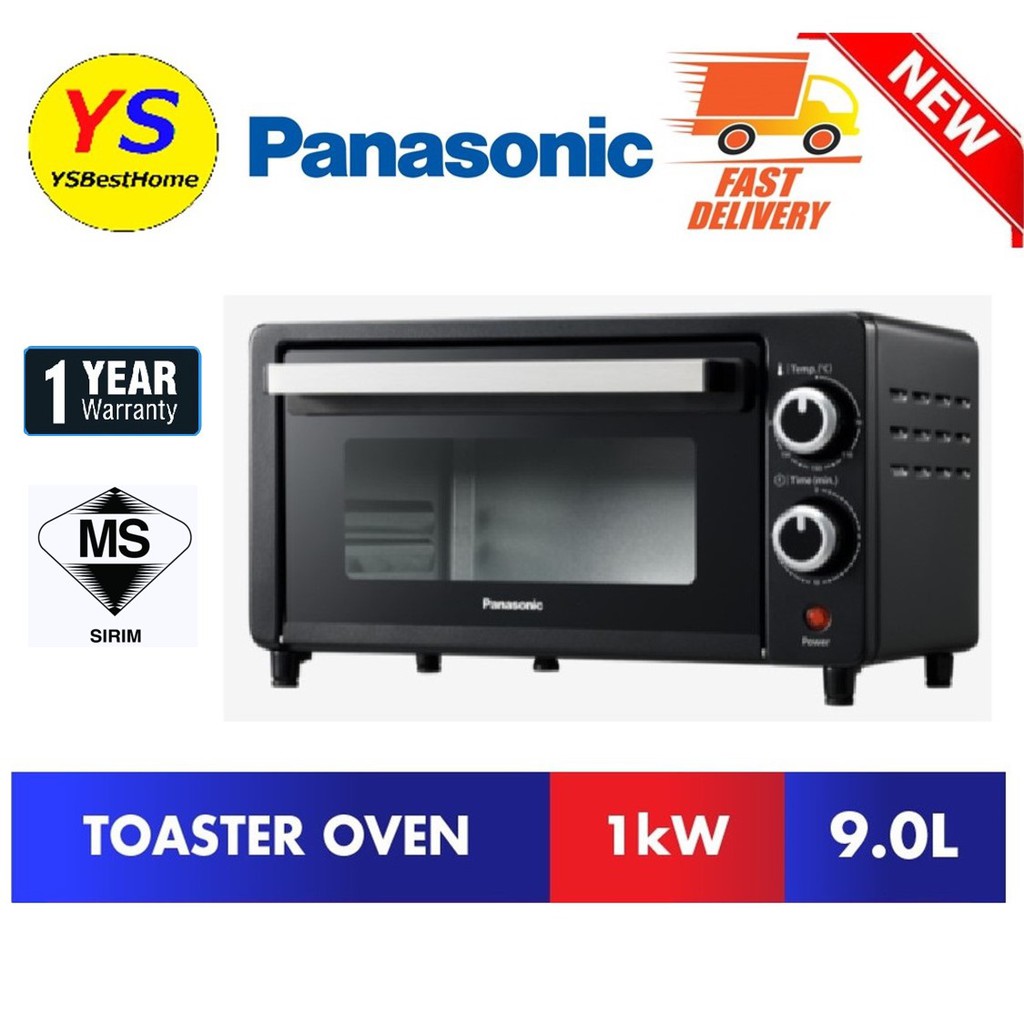 Panasonic Toaster Oven NTH900KSK / 9L / 1000W Compact Toaster Oven
