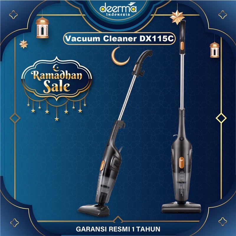 Deerma PORTABLE HANDHELD 2 in 1 SILENT VACUUM DX115C Black VACUUM