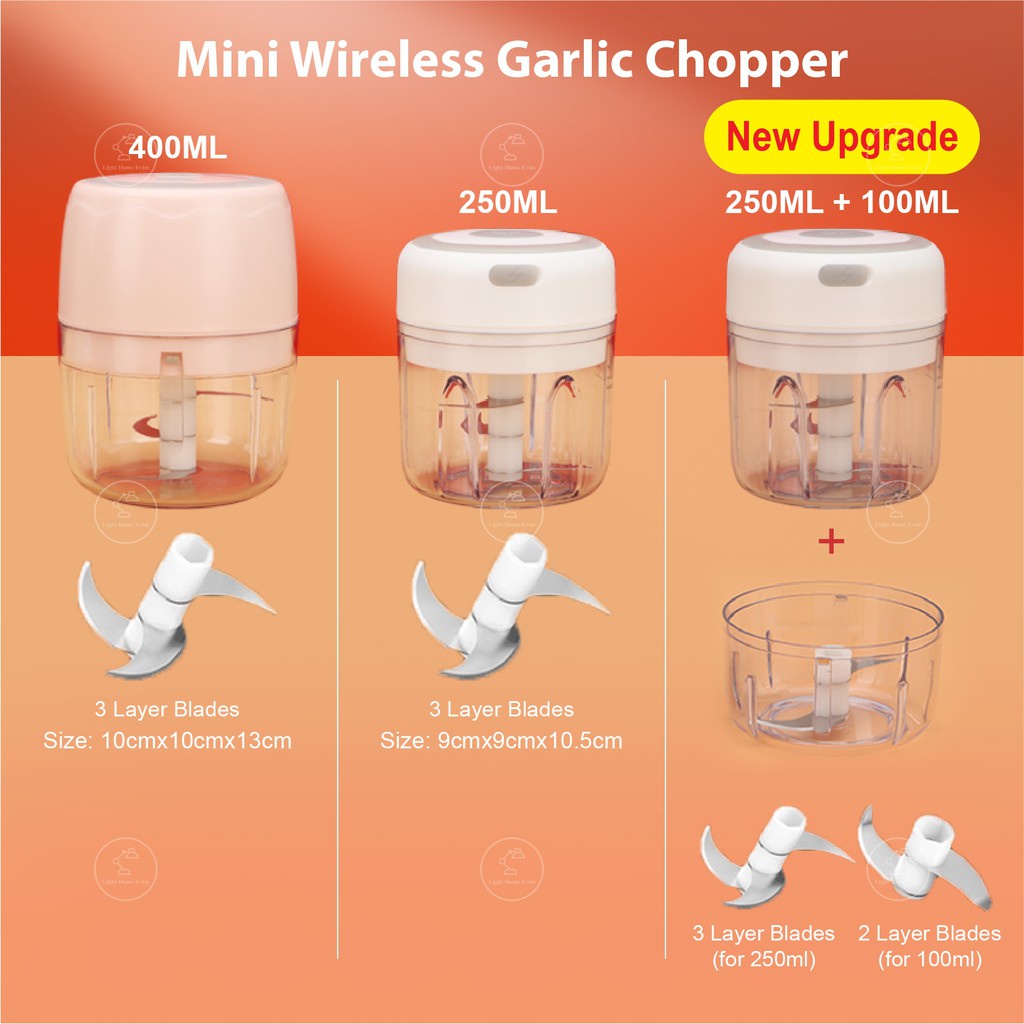 Garlic Chopper blender mini Blender Onion Chopper Electric chopper