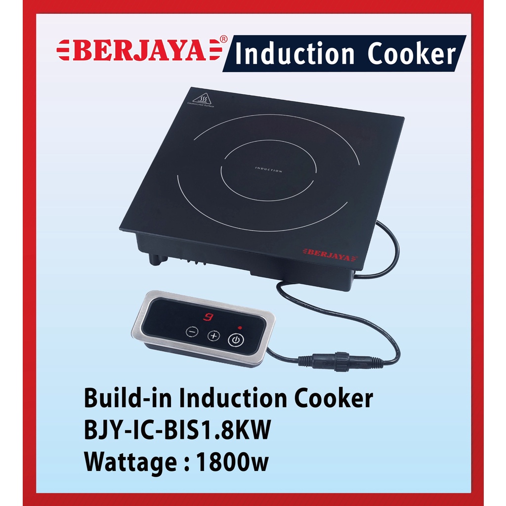 Berjaya Commercial BuiltIn Induction Cooker (1800W) BJYICBIS1.8KW