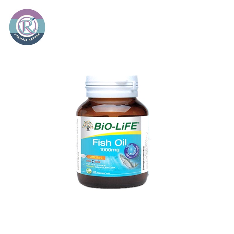 BioLife Omega3 Fish Oil 1000mg Capsules 30's Shopee Malaysia