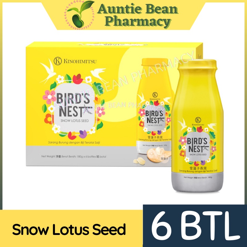 Kinohimitsu Birds Nest with Snow Lotus Seed (180g x 6s) Shopee Malaysia