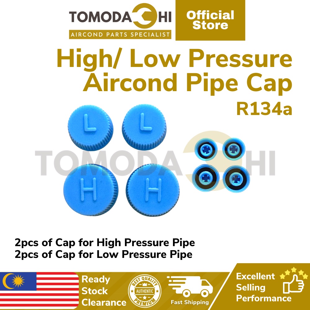 (READY STOCK) Aircond Hose Cap, High/ Low Pressure Aircond Pipe, R134a. Shopee Malaysia