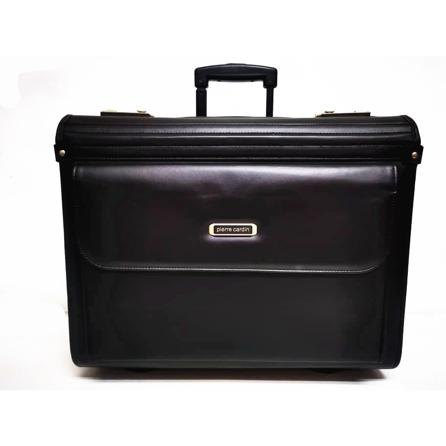 Pierre Cardin Trolley Pilot Case Counsel Bag Lawyer Case Travel