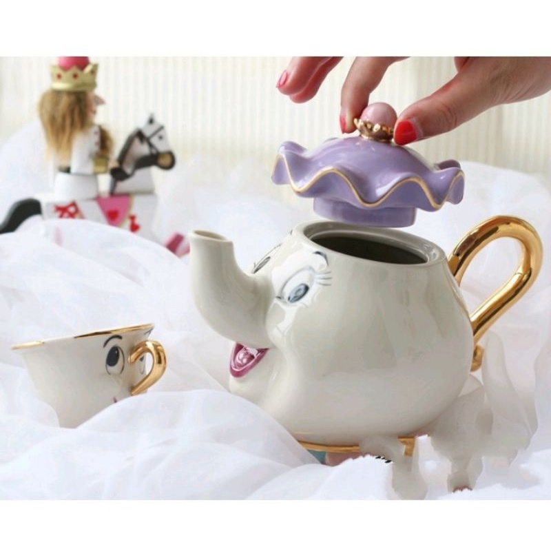 BEAUTY & THE BEAST TEAPOT MRS POTT SET Shopee Malaysia
