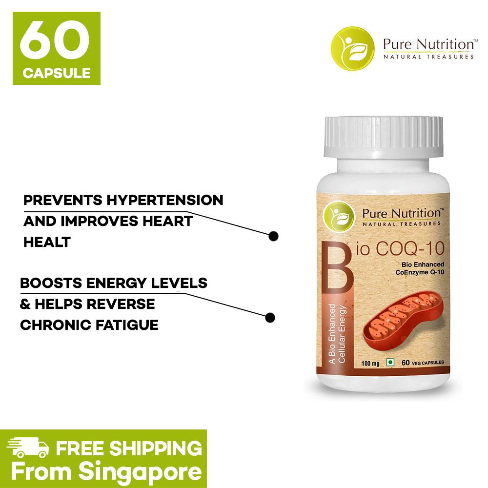 Bio CoQ10 100mg Energy formula with CoQ10 100mg, Omega 3 150mg