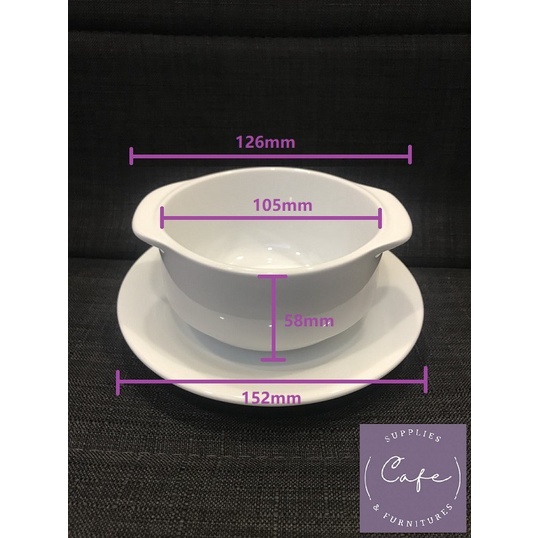 Classic Soup Bowl With Saucer * Ready Stock Shopee Malaysia