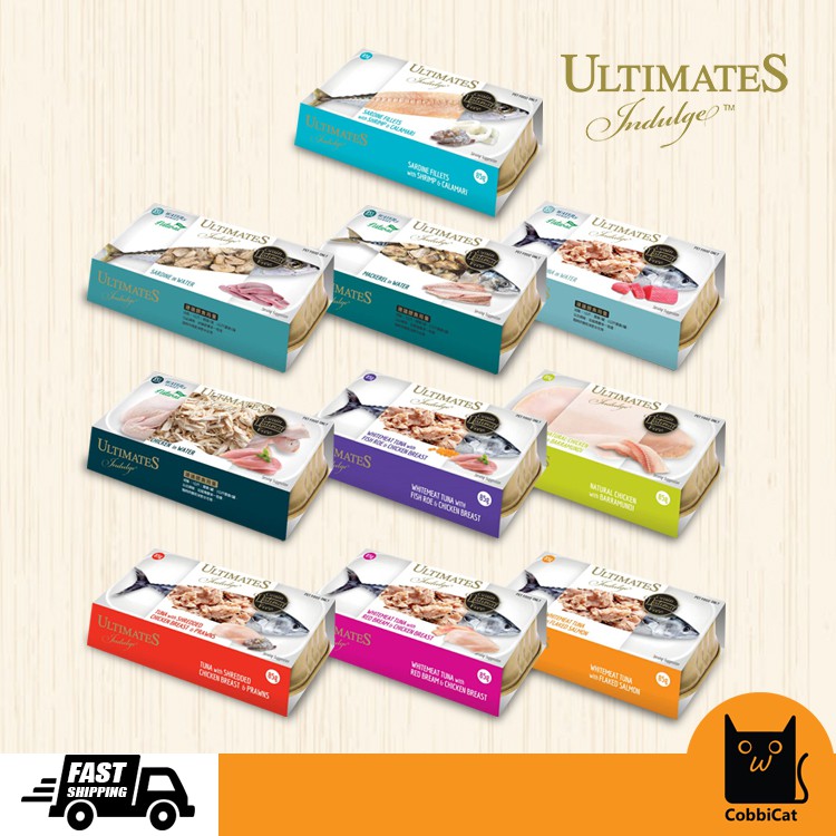 Ultimates Indulge Cat Canned 85G, GOLD STANDARD CAT WET FOOD SNAPPY TOM