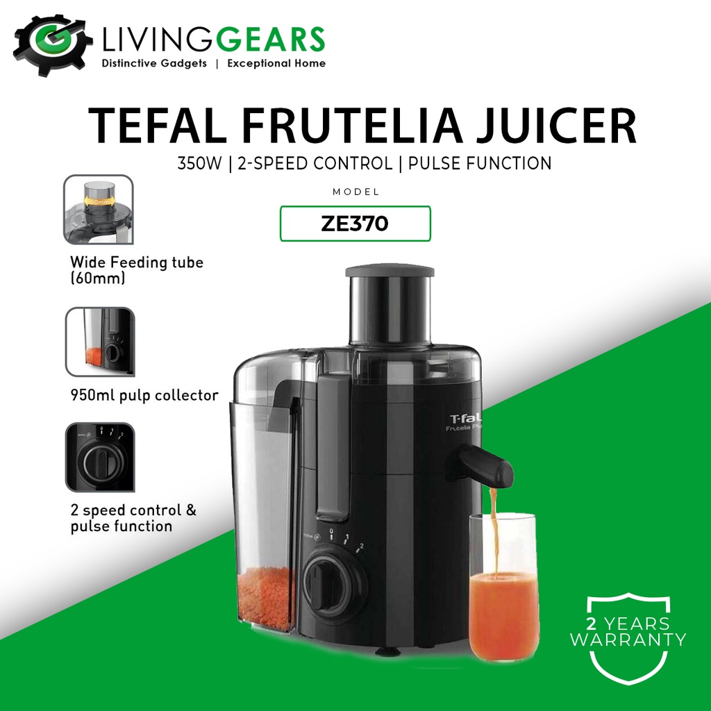 Tefal Juice Extractor Fruitelia Plus ZE370 Juicer Shopee Malaysia