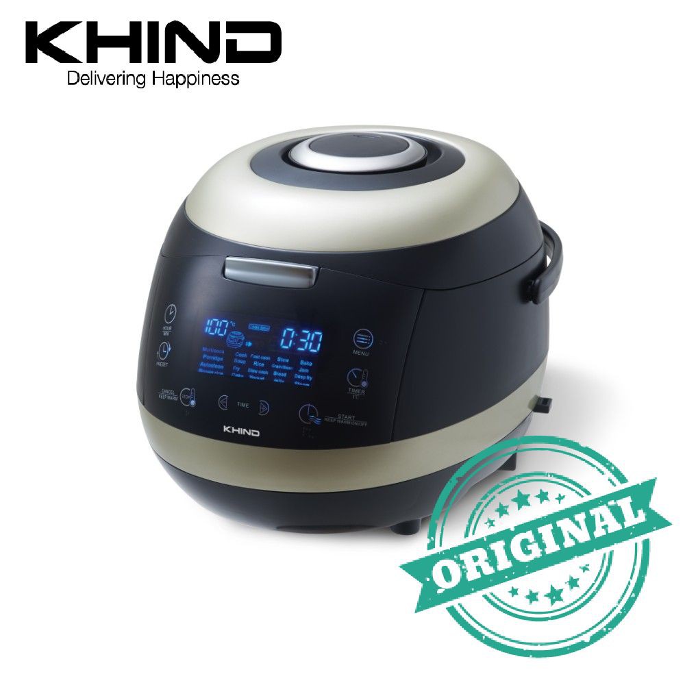 Khind Multi Cooker With Ceramic Coated Inner Pot Black (5L) MC50D