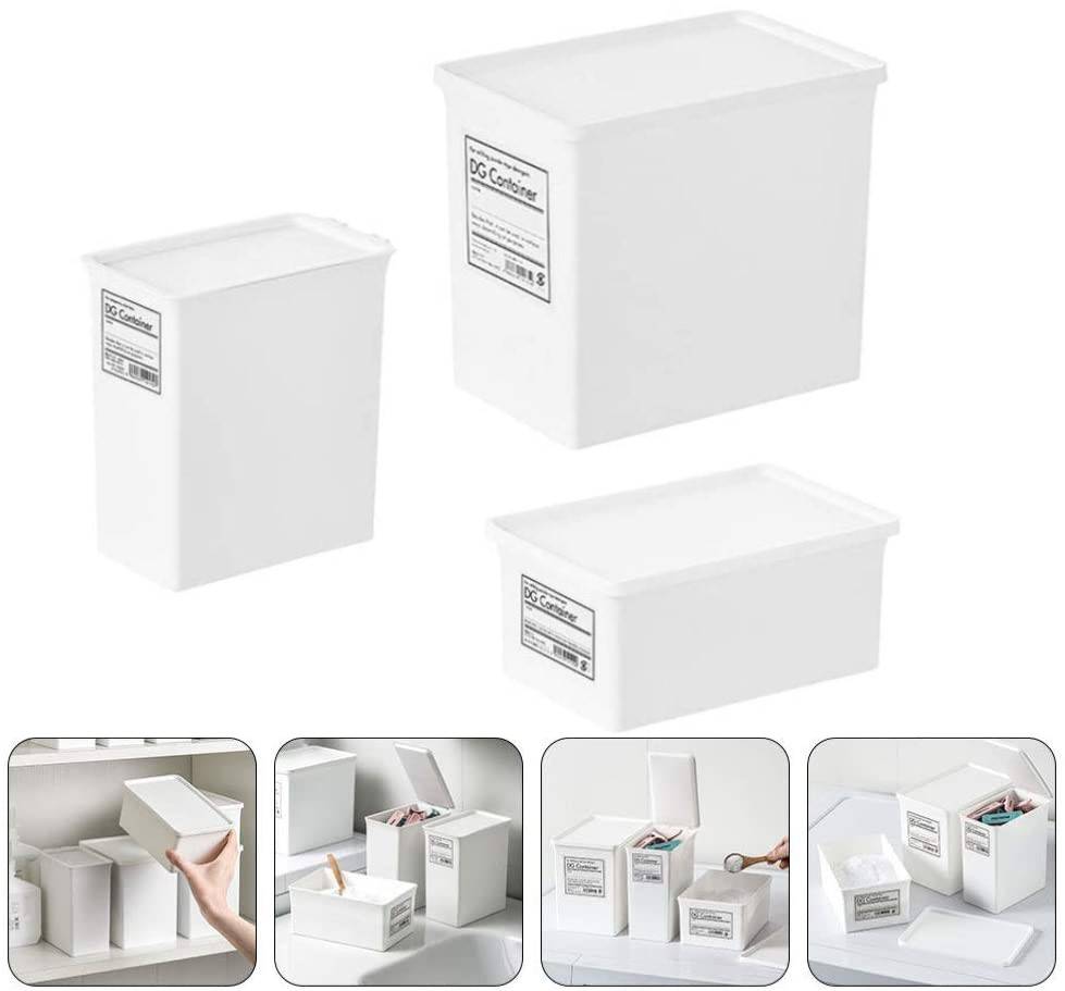 Laundry Detergent Holder Canister Bin Powder Pods Detergent Laundry Tin