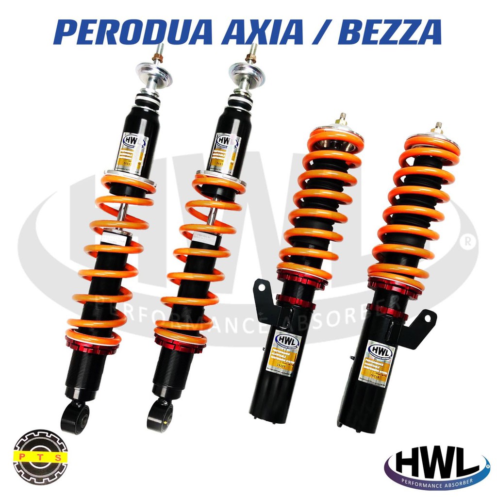HWL Adjustable ** PERODUA AXIA BEZZA HWL ST1 Hi Low Soft Hard Bodyshift