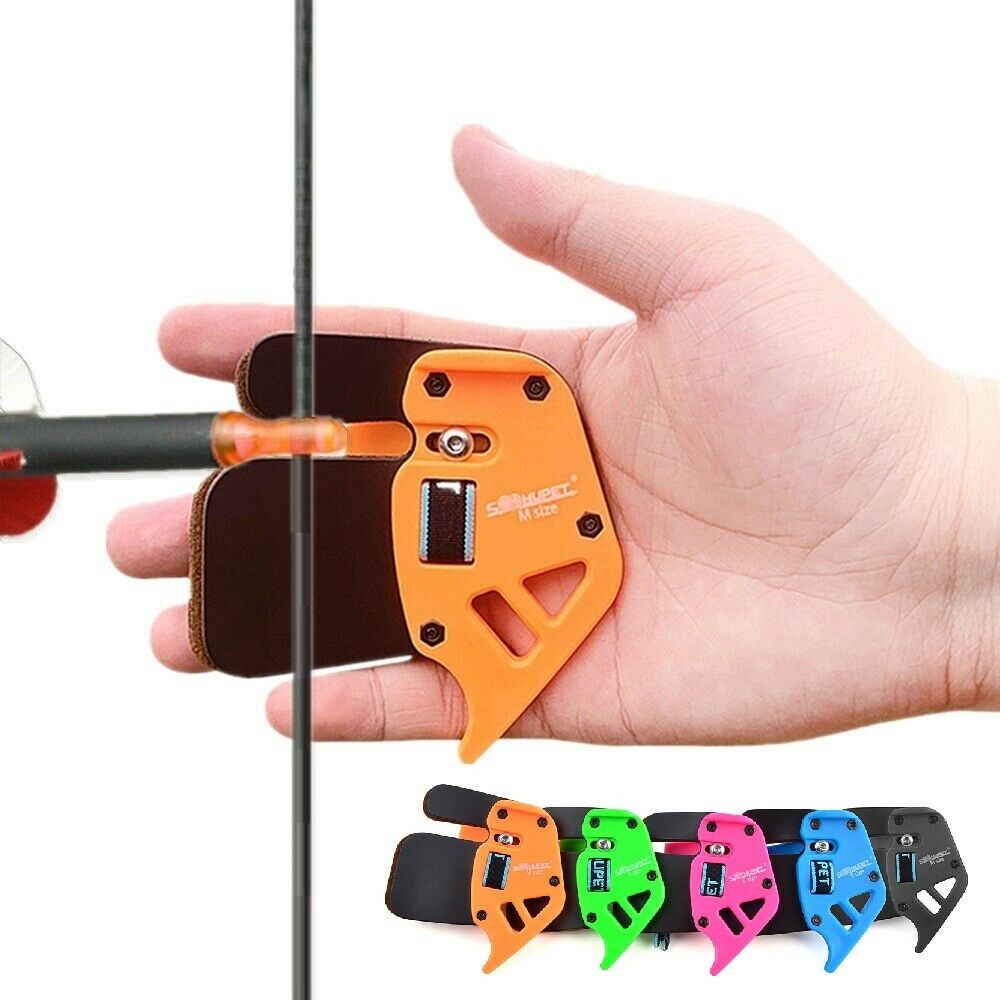 Finger Guard Archery Leather Finger Tab Right Hand Protector Recurve