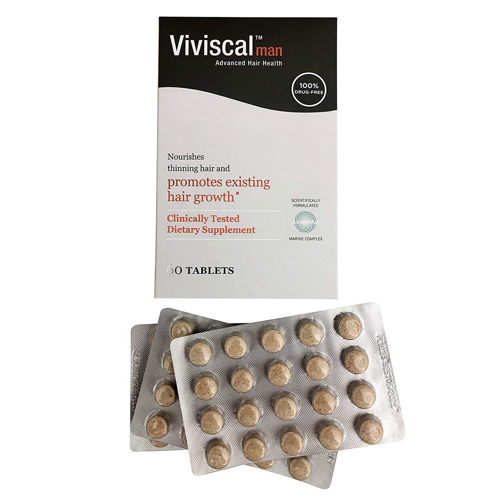 Viviscal Men's Hair Growth Supplements Thicker, Fuller Hair