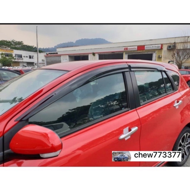 Myvi 2017Present Injection Door Visor (Mugen Type) Shopee Malaysia