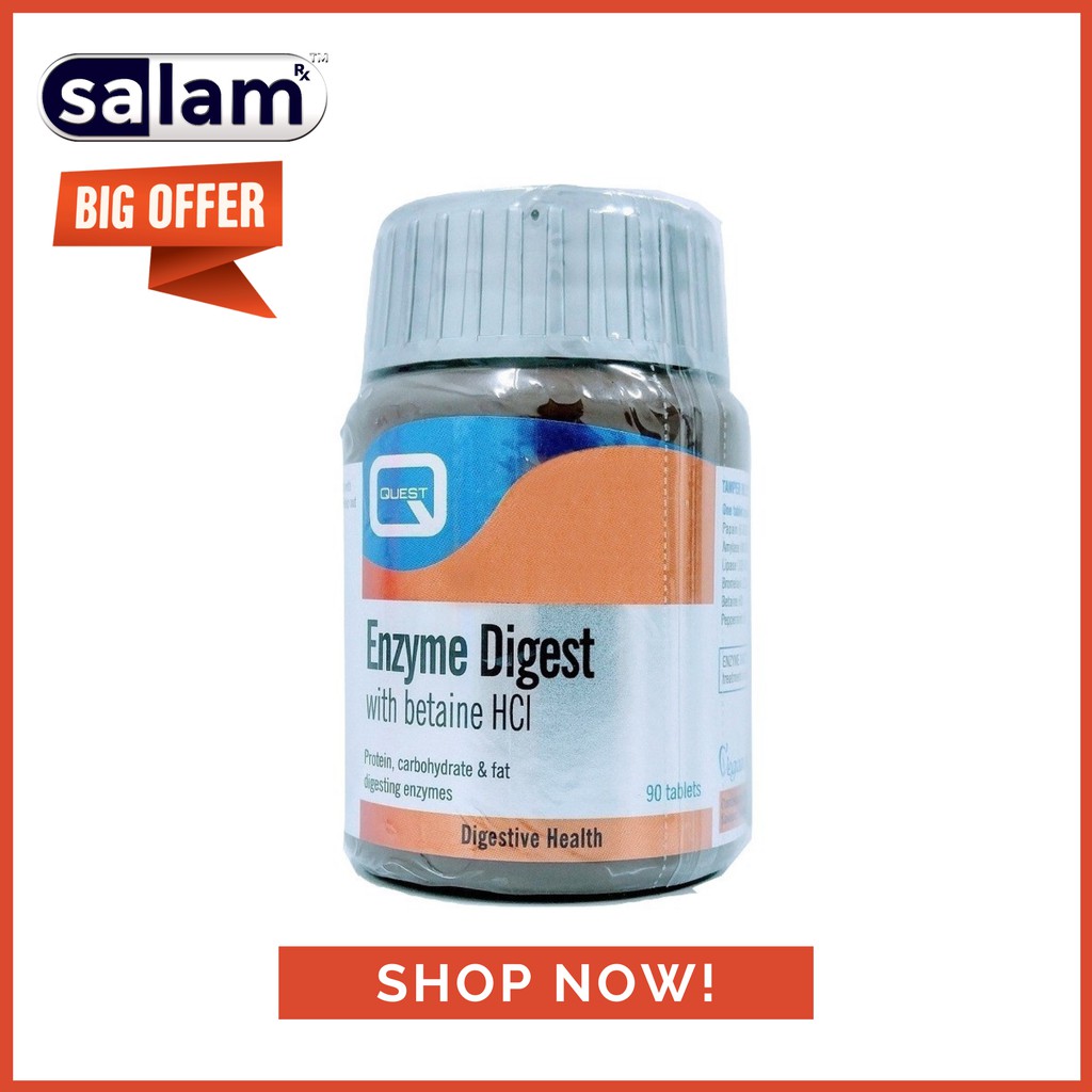 [READY STOCK!!] [EXP 08/2024] QUEST ENZYME DIGEST TABLETS 90S