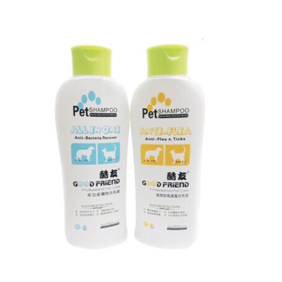 GOOD FRIEND FLEA & BACTERIA SHAMPOO / DOG FLEA SHAMPOO / CAT FLEA