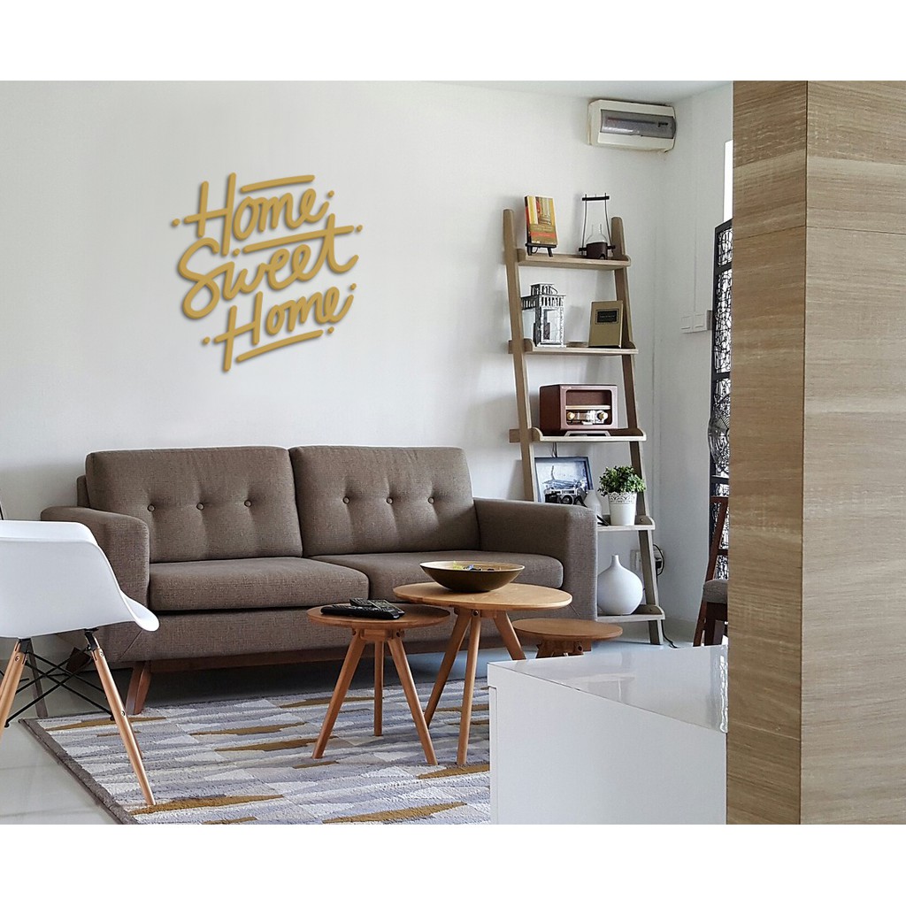 3D Wall Decor Home Sweet Home Shopee Malaysia