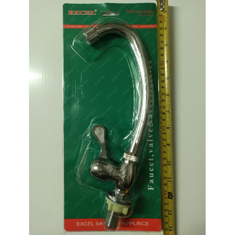 excel stainless steel gooseneck faucet Shopee Malaysia