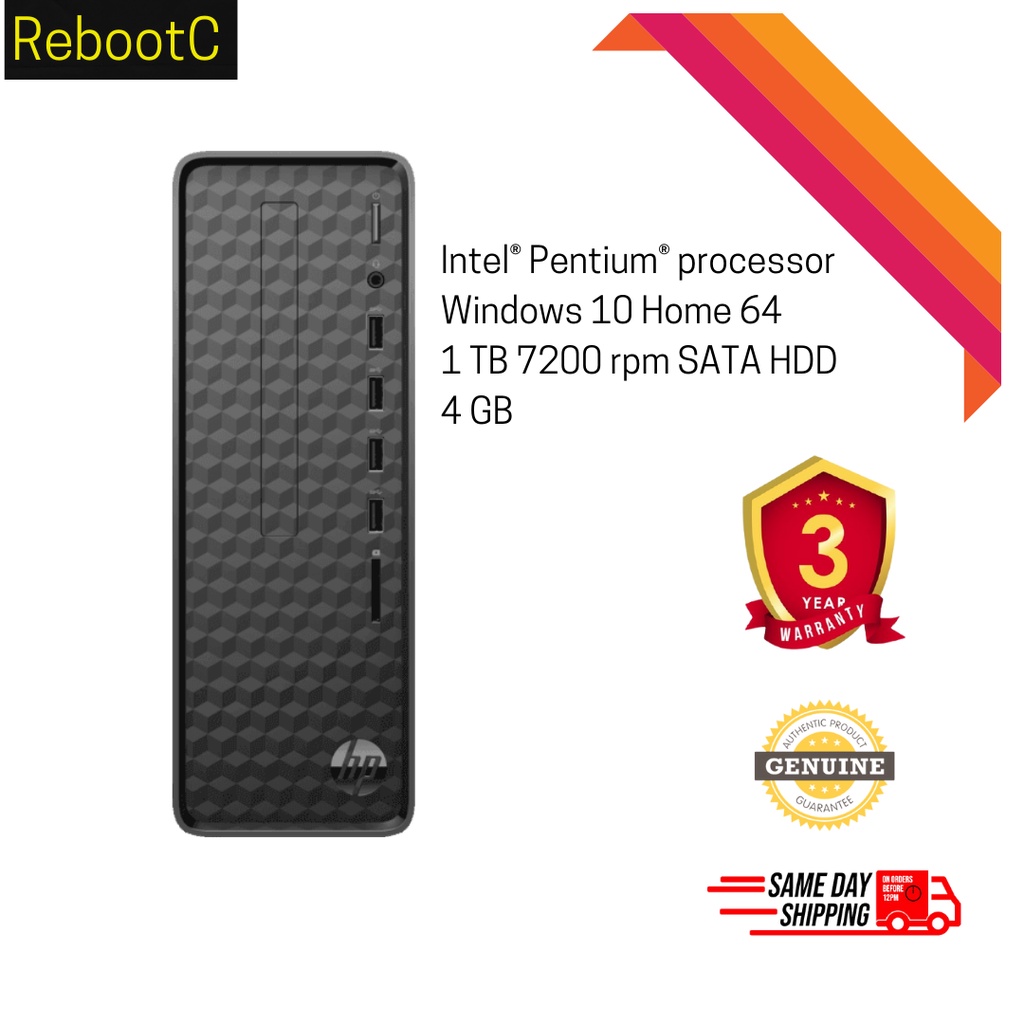 HP Slim Desktop S01AF1108D Bundle PC Shopee Malaysia