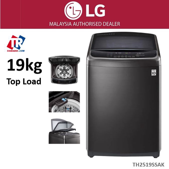 LG TH2519SSAK 19kg Top Load Washing Machine with Inverter WASHER Direct