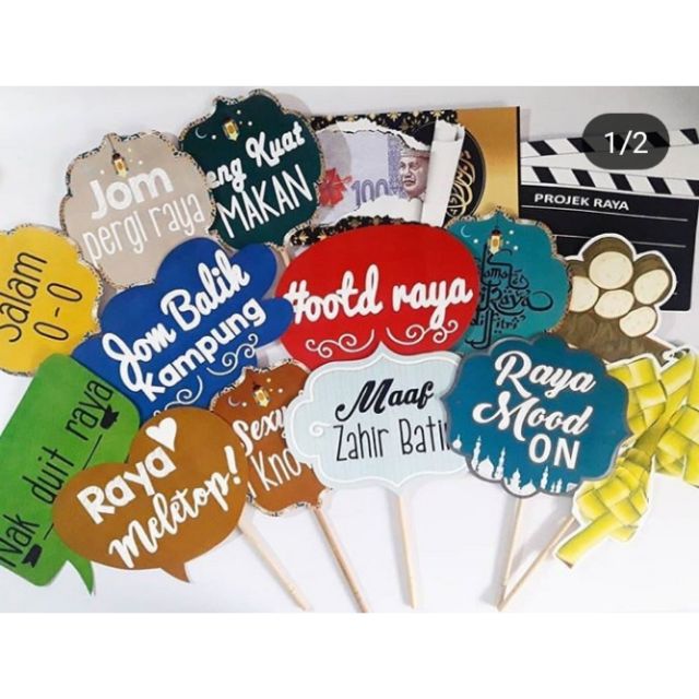 10 pcs photobooth props raya props props stick Shopee Malaysia