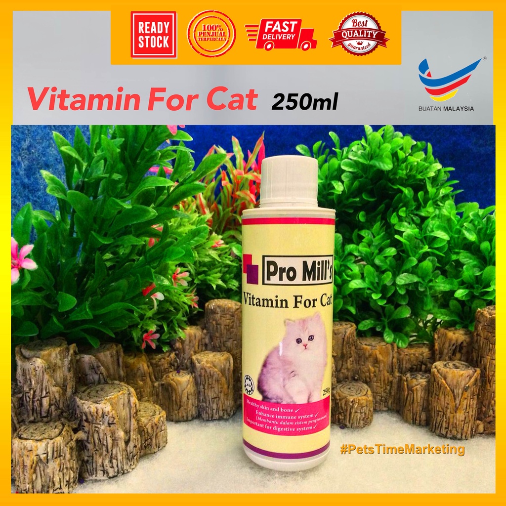 (250ml) Pro Mill's Cat Vitamin / Vitamin Kucing Shopee Malaysia