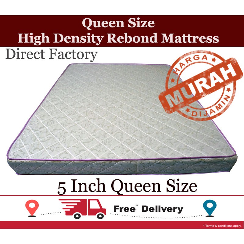 [Free Shipping] High Quality Queen Mattress High Density Rubber Foam