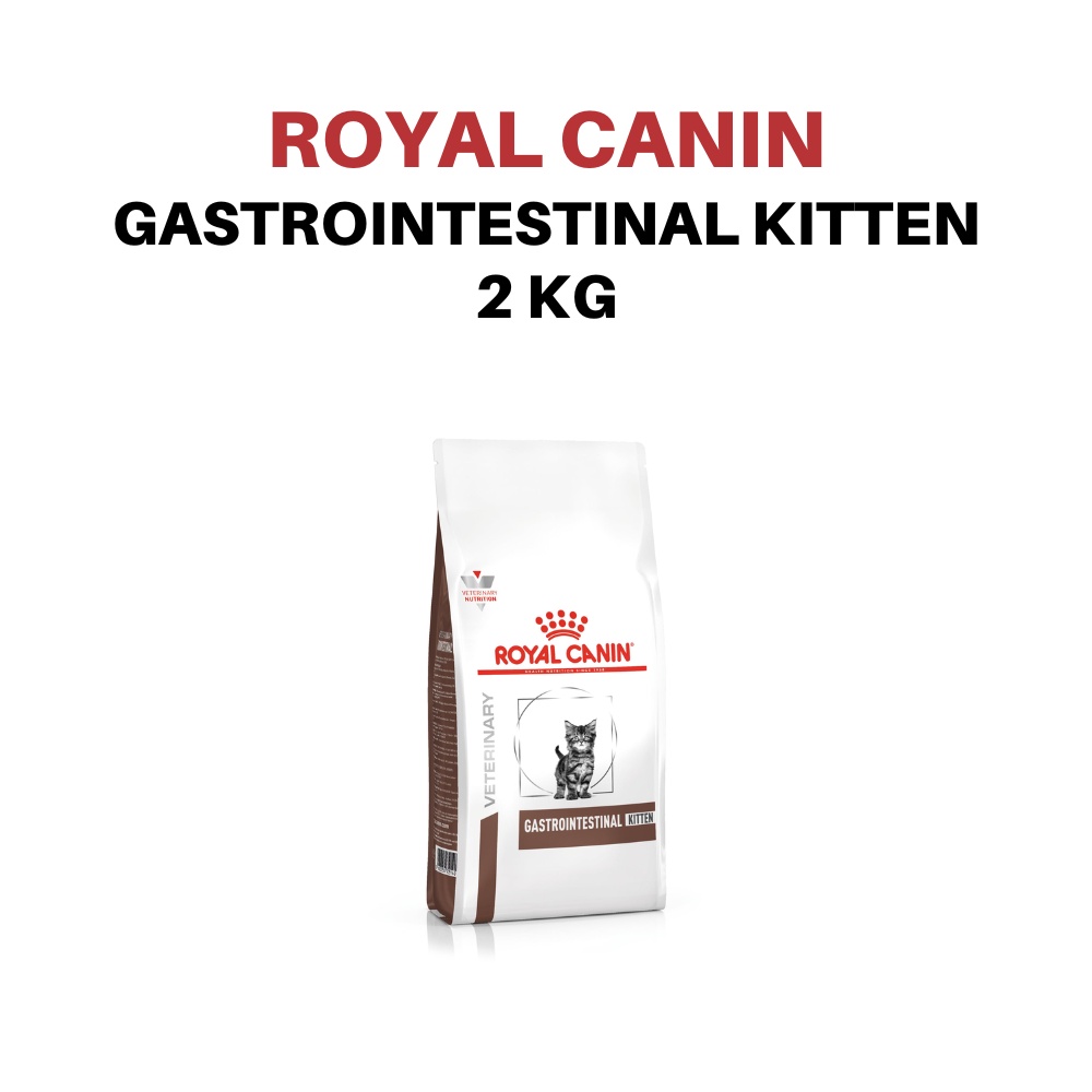 【ROYAL CANIN】CAT GASTROINTESTINAL KITTEN 2KG Dry Cat Food *FREE Royal