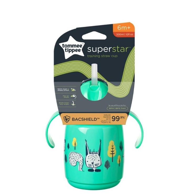 Tommee Tippee Superstar Weaning Sippee Sippy Cup 190ml / Training Straw