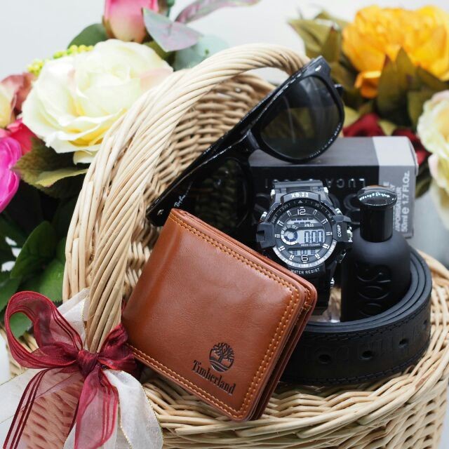 gucci bag [Ready Stock] Set Hantaran Lelaki Beg Duit Lelaki Set Lelaki Birthday Men Gift 5 in 1