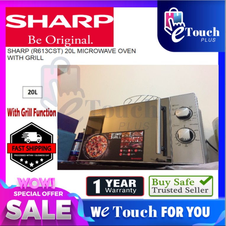 Sharp Microwave Oven With Grill (20 L) R613CST Shopee Malaysia