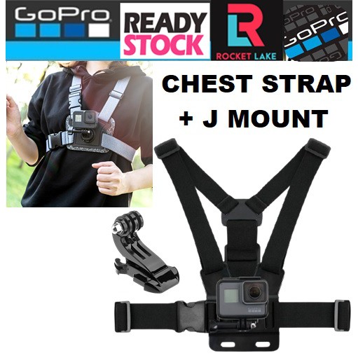 📷 ROCKET LAKE 📷 GOPRO Chest Strap Mount Harness Fully Adjustable Strap