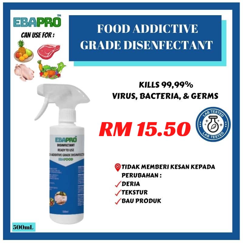 Food grade Sanitizer Ebapro Food grade disinfectant for groceries