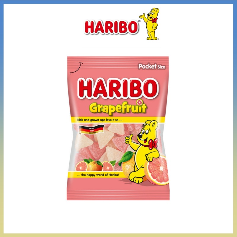 [HARIBO] HARIBO Grapefruit Gummy Candy, Jelly, 100g Shopee Malaysia