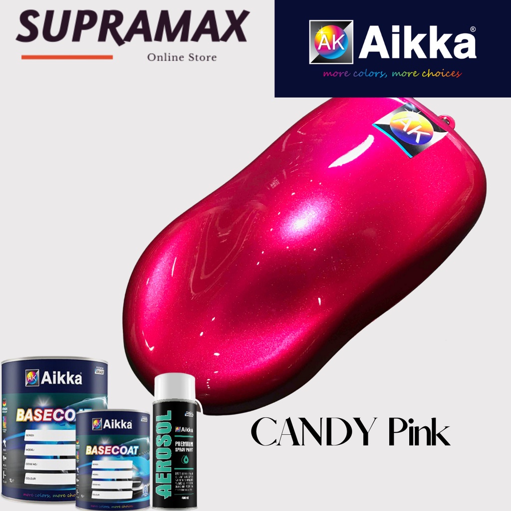 AIKKA Candy Series Candy Pink Car Paint/Car Body Paint Motor Paint Automotive Paint 2K Paint