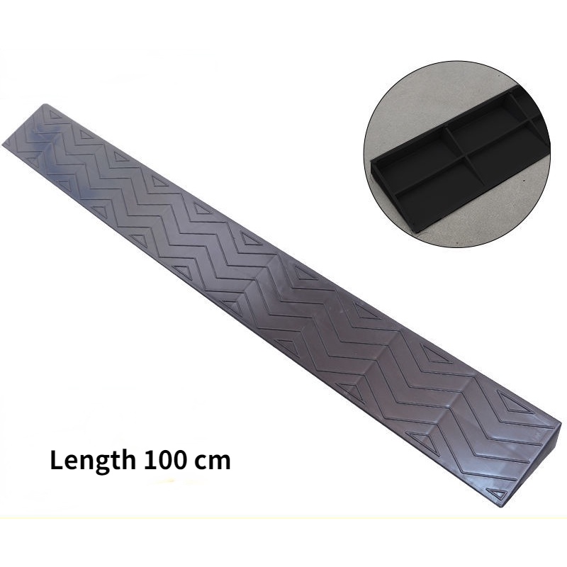 Indoor Ramp Mat/Uphill Mat Wheelchair Plastic Door Threshold Step Ramp Mat Household Indoor